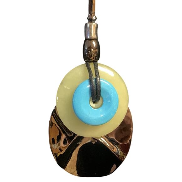 Robert Lee Morris (RLM) Necklace Multi Color Long - Picture 5 of 10